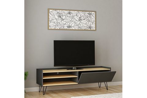 VERONİCA TV ÜNİTESİ ANTRASİT - SAFİR