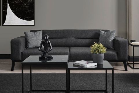 BARCELONA ÜÇLÜ KOLTUK, ANTRASİT