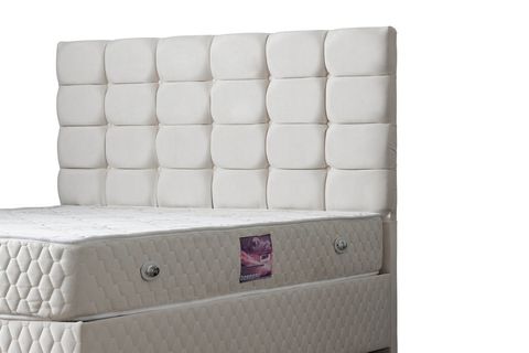 DUKE NEW BAZA BAŞLIK VE YATAK SETİ, KREM, 160X200