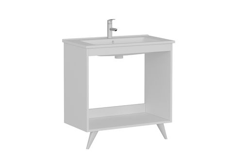 VERA BANYO DOLABI ALT 85CM AY2K ETJ BEYAZ ANTRASİT