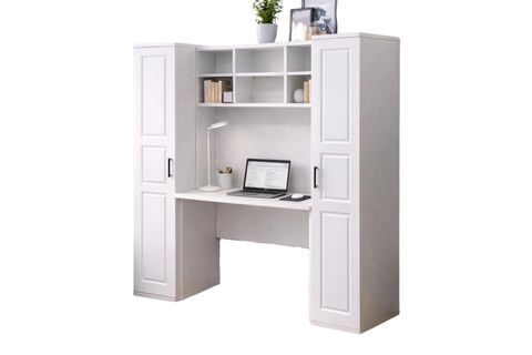 MERİSA 2 KİTAPLIKLI ÇALIŞMA MASASI, BEYAZ