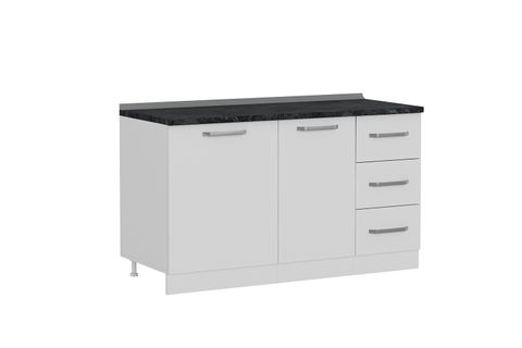MİNAR 145 CM MUTFAK DOLABI BEYAZ 145-B1-ALT MODÜL