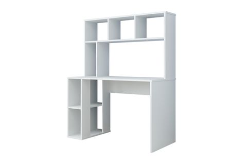 ROOMART RAFLI ÇALIŞMA MASASI, MAT BEYAZ