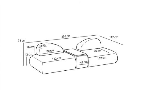 LİVA KANEPE SEHPALI, TURUNCU