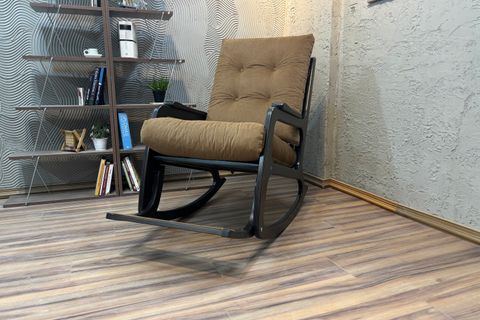 KONTES SALLANAN SANDALYE, HARDAL, WENGE SİYAH