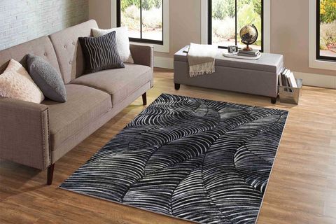 AİDA HOME BLACK SALON HALISI, 80X150