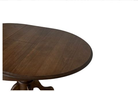 ORLANDO YUVARLAK AÇILIR MASA SANDALYE TAKIMI, CEVİZ