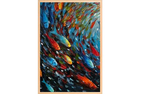 HAYAL ALEMİ ÇERÇEVELİ PANO SET, 50X70