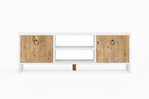 RAVEL TELEVİZYON SEHPASI, ÇAM KAPAKLI, 120 CM