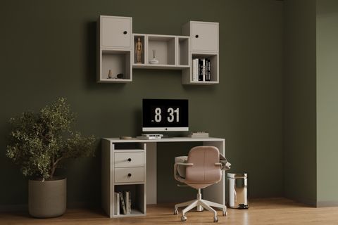 BK ÇALIŞMA MASASI, 2 KAPAK 2 ÇEKMECELİ