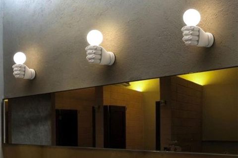 SOL EL DUVAR LAMBASI APLİK AYDINLATMA, BEYAZ