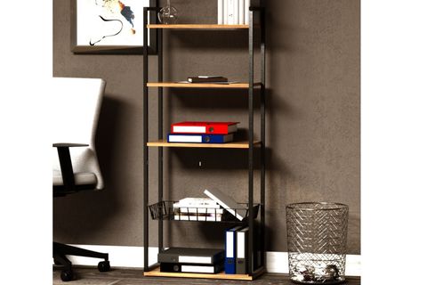 HARLEY TEL SEPETLİ DOLAP, CEVİZ