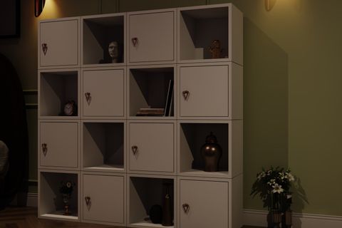 BK ÇOK AMAÇLI DOLAP, KÜBİK AÇIK RAFLI, NRG