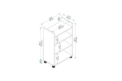 ARNETTİ TİRAKS ÇOK AMAÇLI DOLAP, ATLANTİK ÇAM BEYAZ