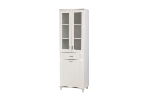 PİNUS LAKE SEPETLİ CAMLI DOLAP