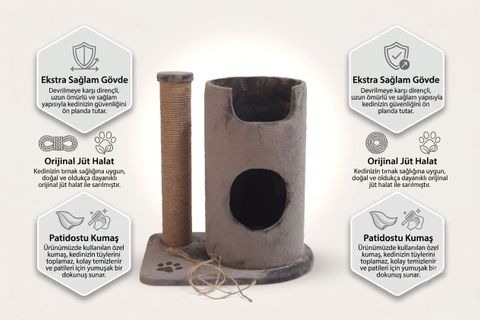 PRENSES KEDİ TIRMALAMA AĞACI
