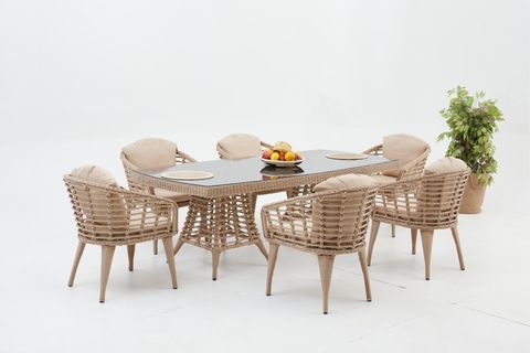 LİNDA BAHÇE YEMEK MASASI TAKIMI