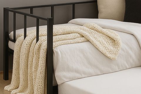 TİTAN YAVRULU DAYBED KARYOLA, SİYAH, 80X190 90X190