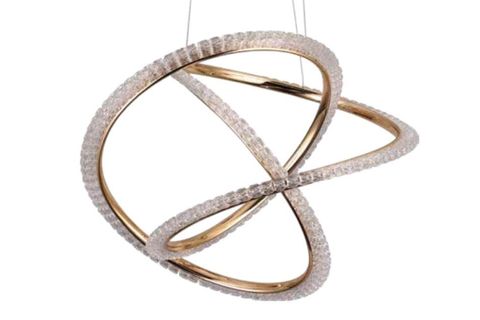 BUĞU LED AVİZE, GOLD, 50 CM