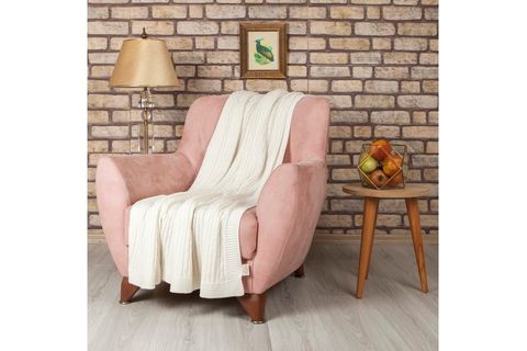 BETİRES HOME ÖRGÜ KOLTUK ŞALI TP15007 EKRU