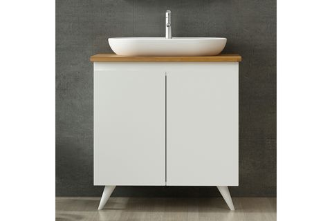 NİKA BANYO DOLABI ALT 85CM AY2K TZG BEYAZ