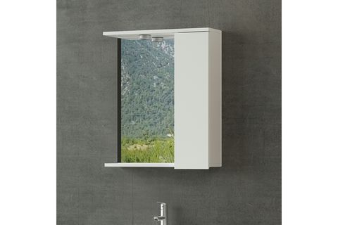 NİKA BANYO DOLABI ÜST 65CM 1K1A BEYAZ