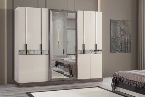 RİVA YATAK ODASI TAKIMI, 6 KAPAKLI