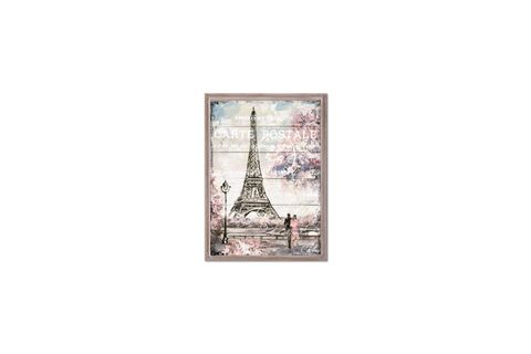ÇERÇEVELİ KELEBEK DESENLİ 2  AHŞAP TABLO 30X60