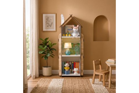 BABY DARLİNG DOKUZ BÖLMELİ MONTESSORİ ÇOCUK KİTAPLIĞI, TRAVERTEN