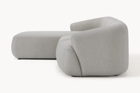 MİLA KETEN KÖŞE KOLTUK, SOL KÖŞE, GRİ