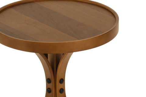 PALM ÜÇLÜ ZİGON SEHPA, CEVİZ TABLALI