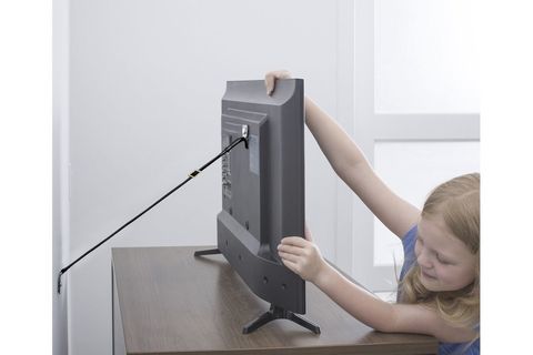 EŞYA SABİTLEME DEPREM GÜVENLİĞİ KAYIŞI METAL BAŞLIKLI, SİYAH