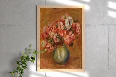 VINTAGE FLOWERS İKİLİ ÇERÇEVELİ TABLO