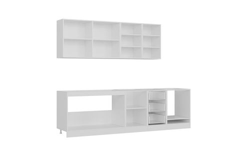 MİNAR VİOLA 275 CM MUTFAK DOLABI BEYAZ 275-B6