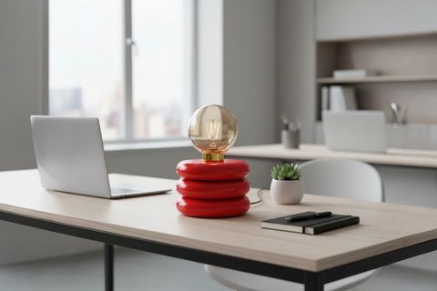 TRİO MASA LAMBASI, KIRMIZI