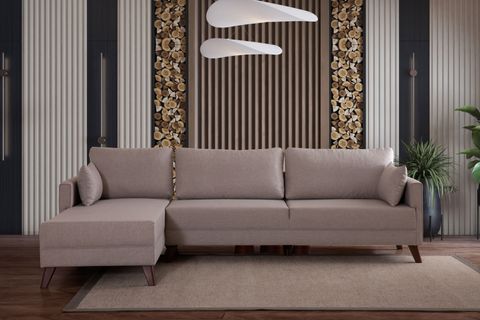 GLORİA KÖŞE KOLTUK, KREM, SOL KÖŞE