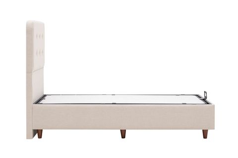 NOTTE BAZA VE BAŞLIK SETİ, KREM, 120X200