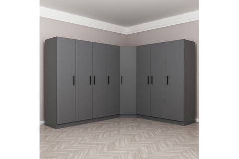 MİNAR KALE GARDIROP 6,  8 KAPAKLI,  190 CM
