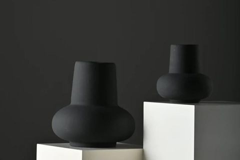 ZARİF VAZO SET, SİYAH