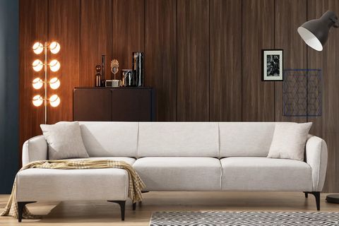 BELLİSİMO KÖŞE KOLTUK, KREM, SOL KÖŞE, FABRİC CHANGEABLE