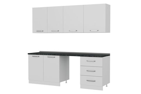 MİNAR 220 CM MUTFAK DOLABI BEYAZ 220 B12