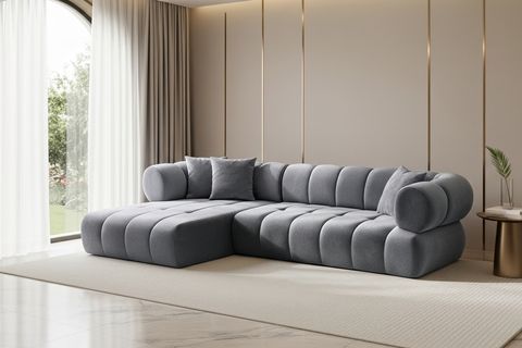 HELSİNKİ SOL KÖŞE KOLTUK, KOYU GRİ