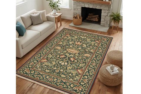 BORDO SÜMBÜL DOKUMA TABAN HALI, 576 YNG 80X150 CM