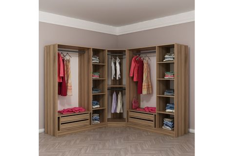 MİNAR KALE GARDIROP 10,  7 KAPAKLI,  ANTRASİT