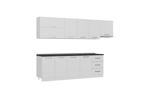 MİNAR BASİC 300 CM MUTFAK DOLABI BEYAZ 300-B8