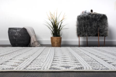 VONNO HOME TOKYO SHAGGY HALI 0E601A, GRİ KREM, 80X300