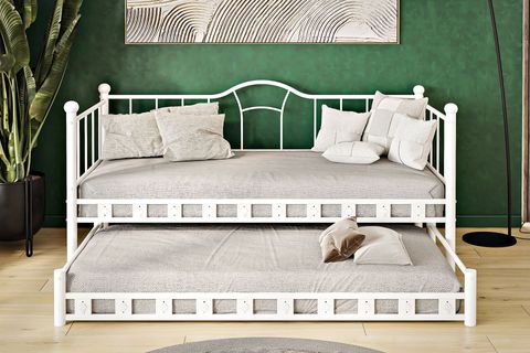 ARGİMO KAMELYA YAVRULU DAYBED SEDİR KARYOLA, BEYAZ, 90X200