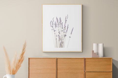LAVANTA TABLO, NATURAL ÇERÇEVE, 33X48