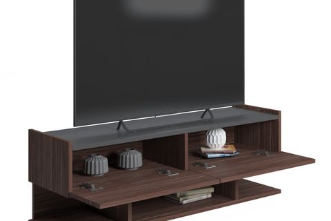 RUUM STORE BY DOĞTAŞ BROS KAPAKLI BÖLMELİ TV ÜNİTESİ CEVİZ