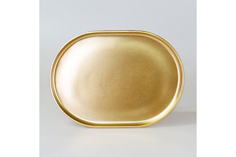 VİCTORİA OVAL TEPSİ, BÜYÜK, ALTIN